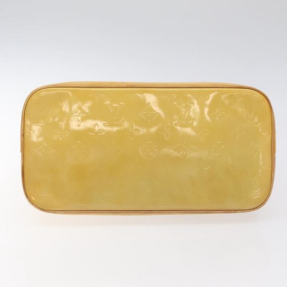 LOUIS VUITTON Monogram Vernis Houston Hand Bag Beige M91004 - Picture 9 of 13